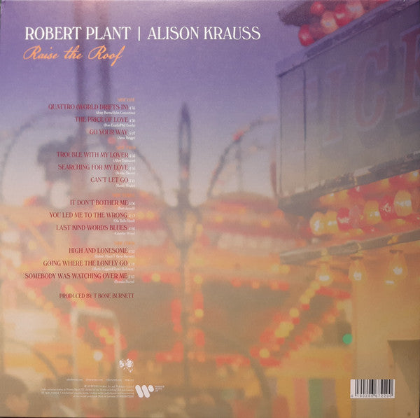 Robert Plant | Alison Krauss ~ Raise The Roof (Vinyl) - Djungel & Jazz