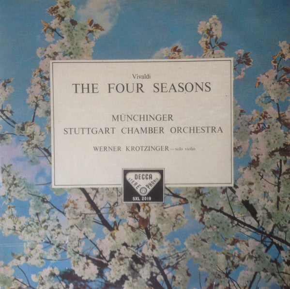 Vivaldi, Münchinger, Stuttgart Chamber Orchestra, Werner Krotzinger ~ The Four Seasons (Vinyl) - Djungel & Jazz