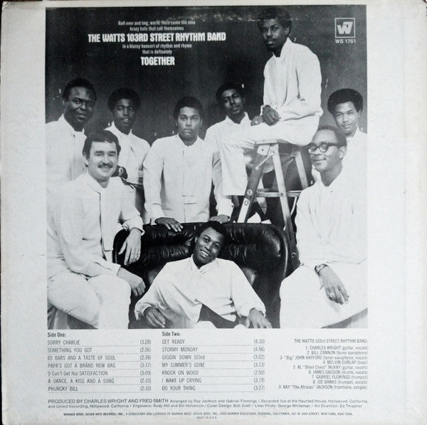 Charles Wright & The Watts 103rd St Rhythm Band ~ Together (Vinyl) - Djungel & Jazz
