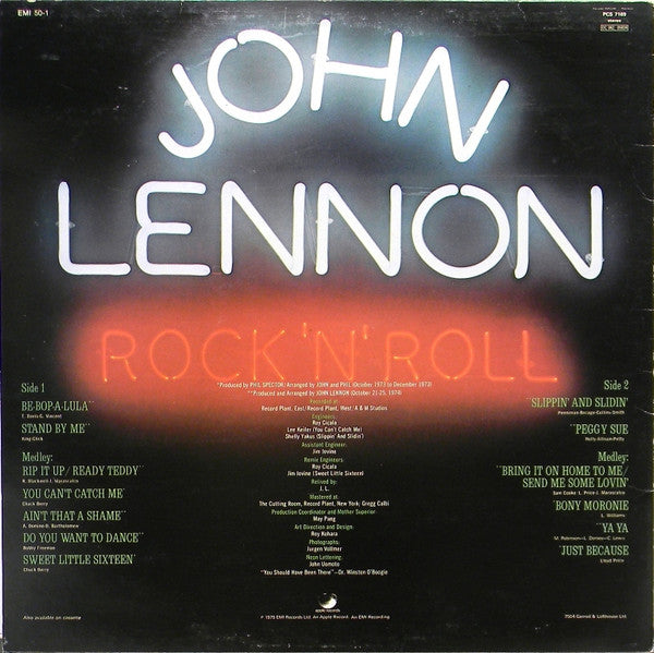 John Lennon ~ Rock 'N' Roll (Vinyl) - Djungel & Jazz