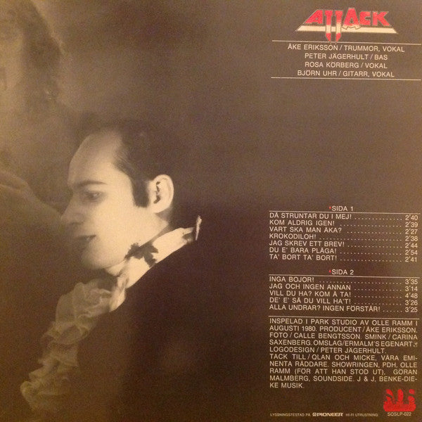 Attack  ~ Vampyr Rock (Vinyl) - Djungel & Jazz