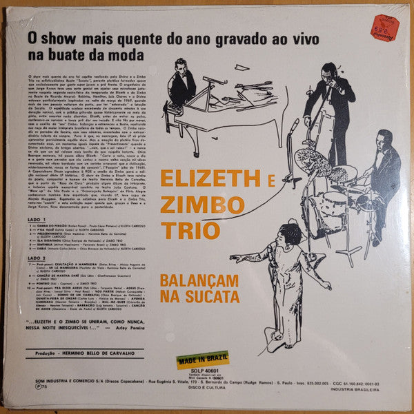 Elizeth Cardoso & Zimbo Trio : Elizeth E Zimbo Trio Balançam Na Sucata (LP, Album, RE)