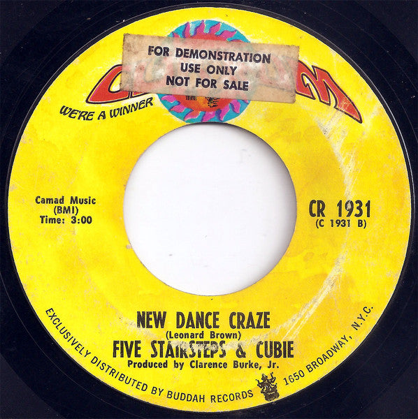 Five Stairsteps ~ Don't Change Your Love / New Dance Craze (Vinyl) - Djungel & Jazz