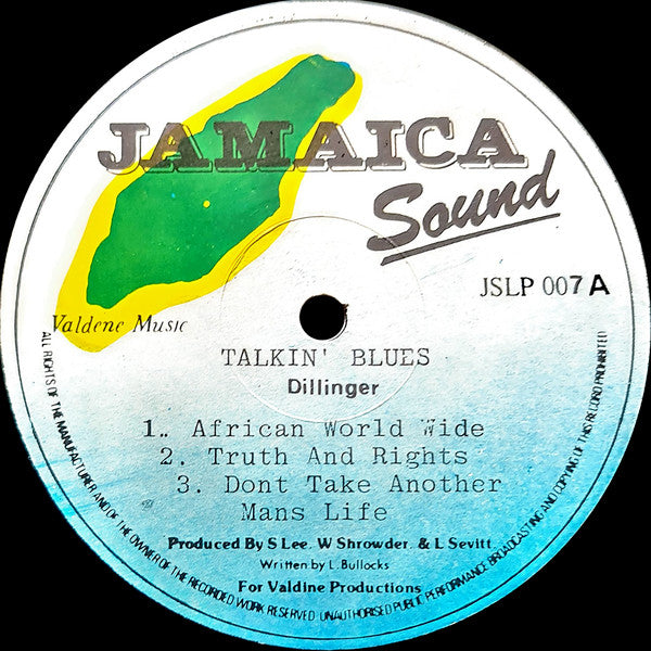 Dillinger : Talkin' Blues (LP, Album)