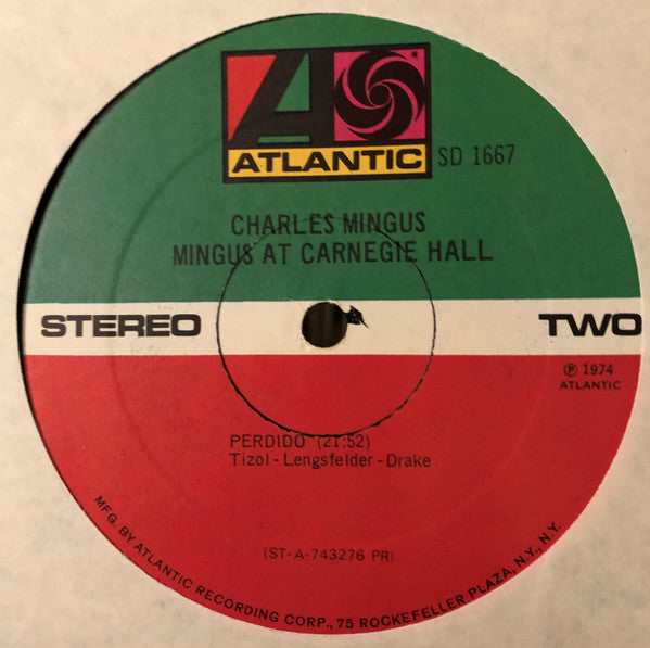 Charles Mingus : Mingus At Carnegie Hall (LP, Album, PR )
