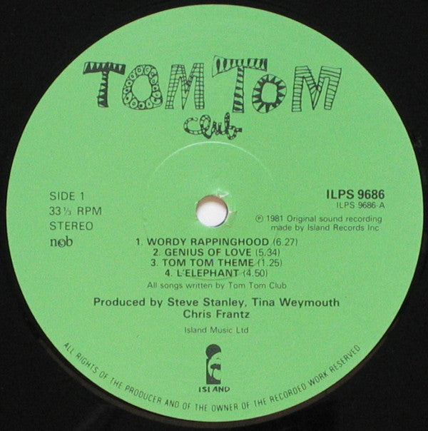 Tom Tom Club ~ Tom Tom Club (Vinyl) - Djungel & Jazz