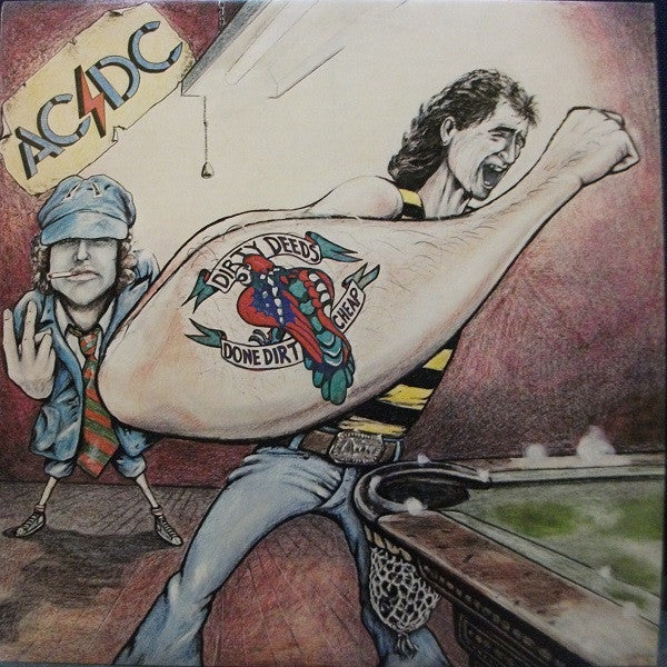 AC/DC : Dirty Deeds Done Dirt Cheap (LP, Album, RE, RP)