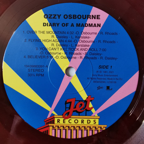 Ozzy Osbourne ~ Diary Of A Madman (Vinyl) - Djungel & Jazz