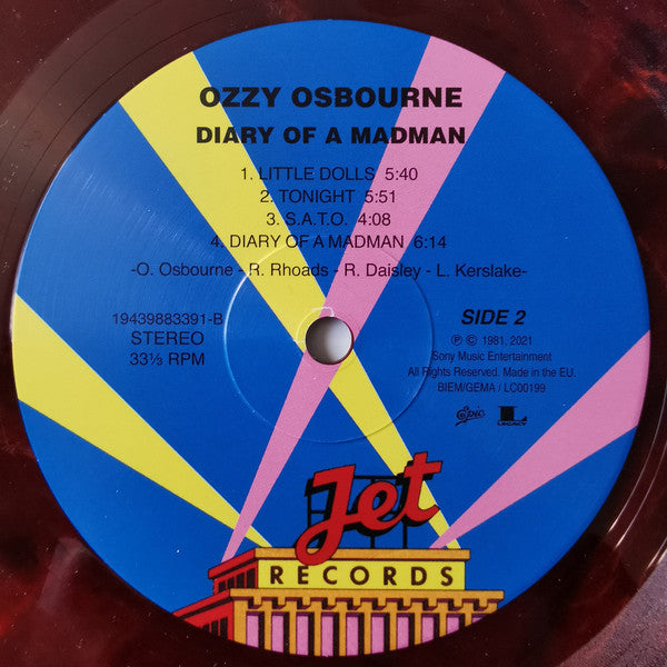 Ozzy Osbourne ~ Diary Of A Madman (Vinyl) - Djungel & Jazz