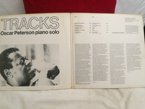 Oscar Peterson ~ Tracks, Oscar Peterson Piano Solo (Vinyl) - Djungel & Jazz