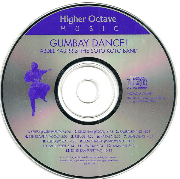 Abdel Kabirr & The Soto Koto Band ~ Gumbay Dance! (Vinyl) - Djungel & Jazz
