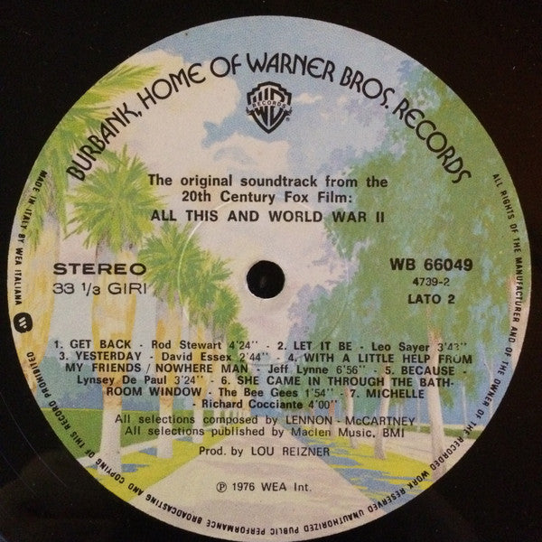 Various ~ All This And World War II (Vinyl) - Djungel & Jazz
