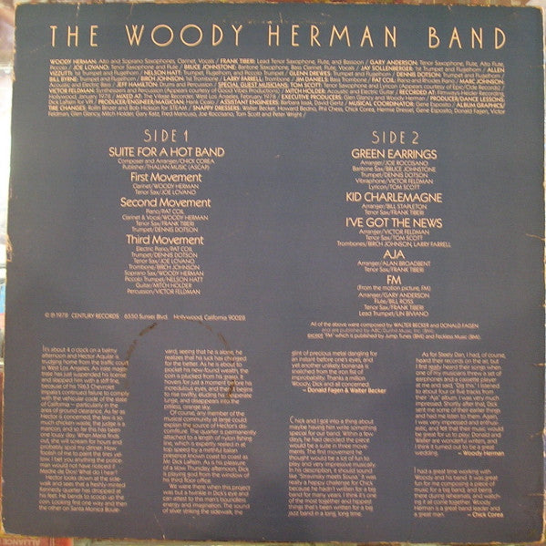The Woody Herman Band ~ Chick, Donald, Walter & Woodrow (Vinyl) - Djungel & Jazz