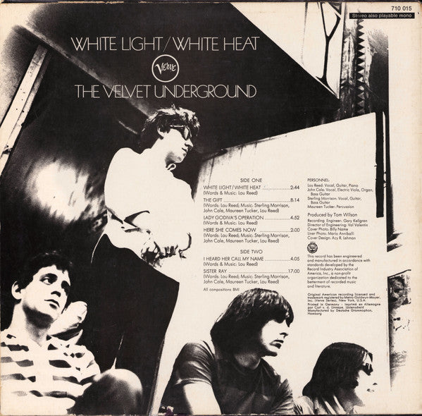 The Velvet Underground ~ White Light/White Heat (Vinyl) - Djungel & Jazz