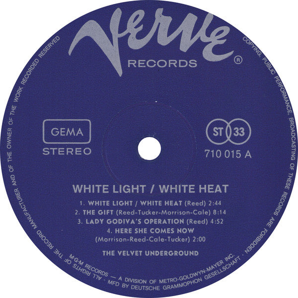 The Velvet Underground ~ White Light/White Heat (Vinyl) - Djungel & Jazz