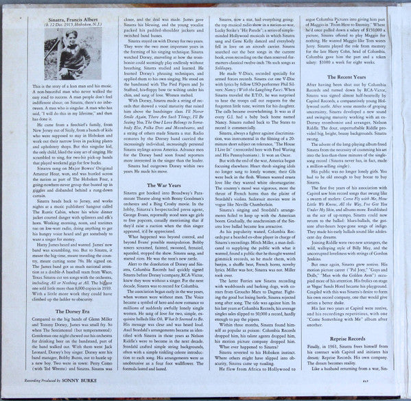 Frank Sinatra ~ A Man And His Music (Vinyl) - Djungel & Jazz