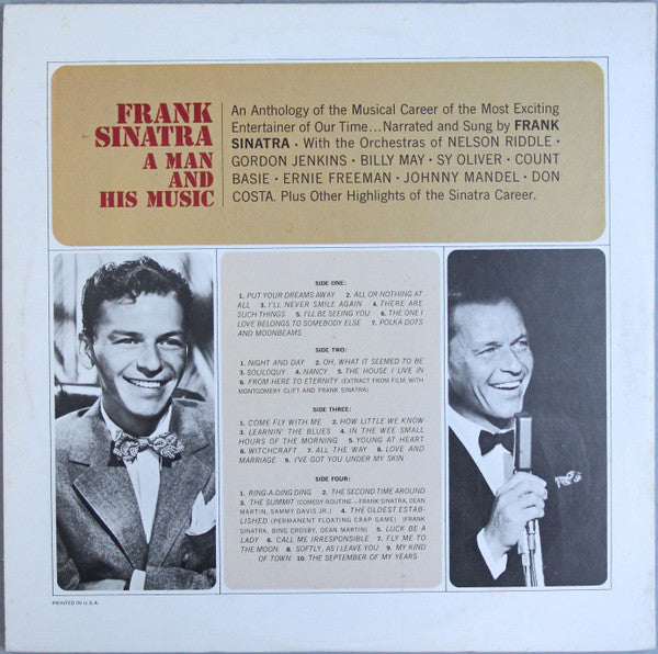 Frank Sinatra ~ A Man And His Music (Vinyl) - Djungel & Jazz
