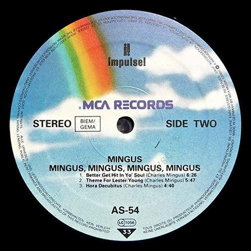 Charles Mingus : Mingus Mingus Mingus Mingus Mingus (LP, RE, Gat)