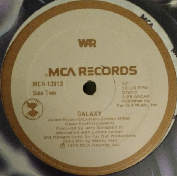 War : Good, Good Feelin' / Galaxy (12")