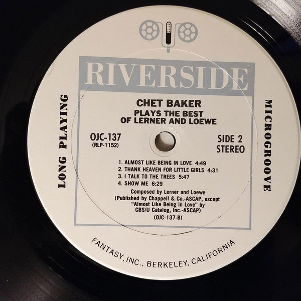 Chet Baker ~ Plays The Best Of Lerner & Loewe (Vinyl) - Djungel & Jazz