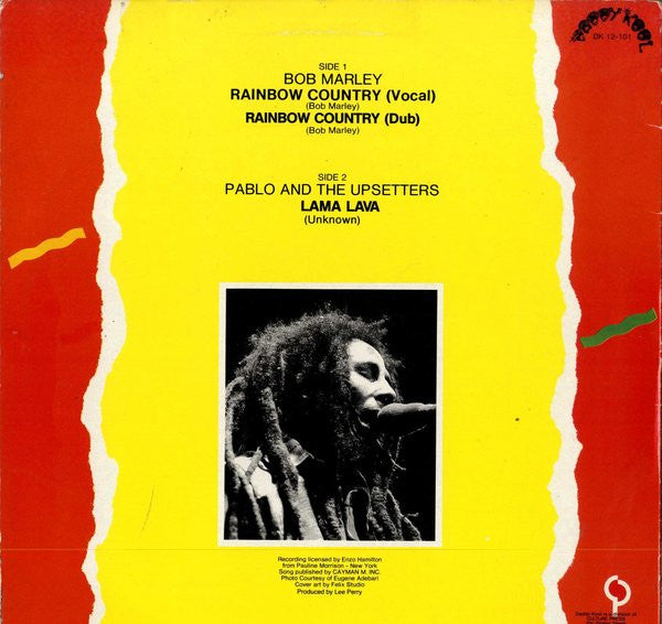 Bob Marley / Pablo* and The Upsetters : Rainbow Country / Lama Lava (12")