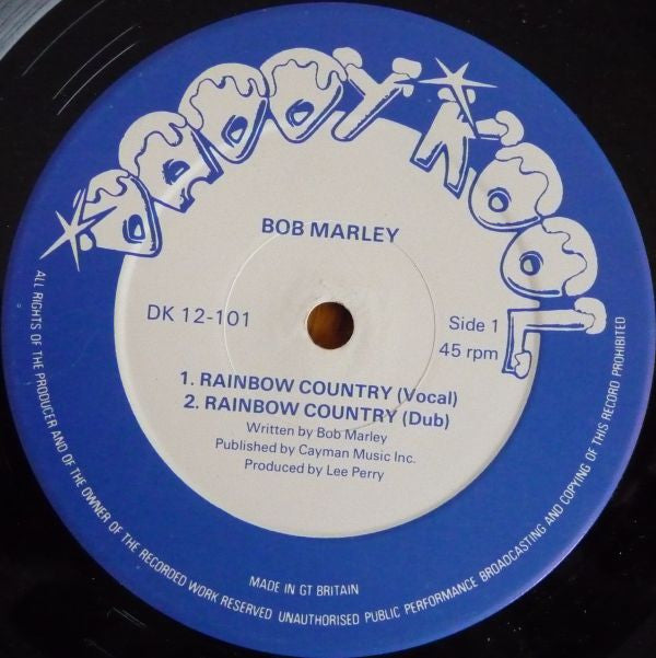 Bob Marley / Pablo* and The Upsetters : Rainbow Country / Lama Lava (12")