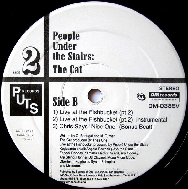 People Under The Stairs : The Cat (12")