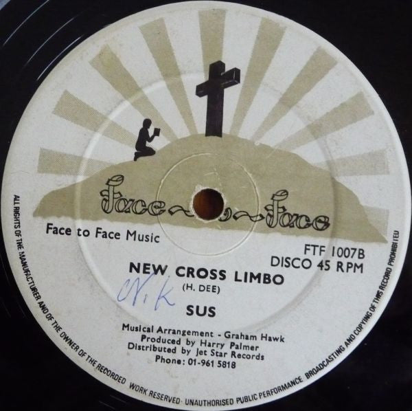Sister Lois / SUS* : Imagine / New Cross Limbo (12")