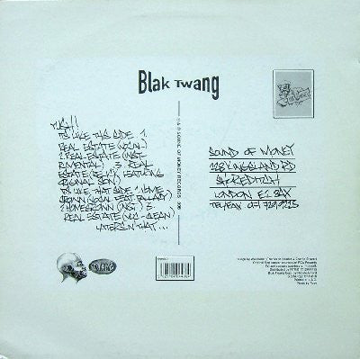 Blak Twang ~ Real Estate (Vinyl) - Djungel & Jazz