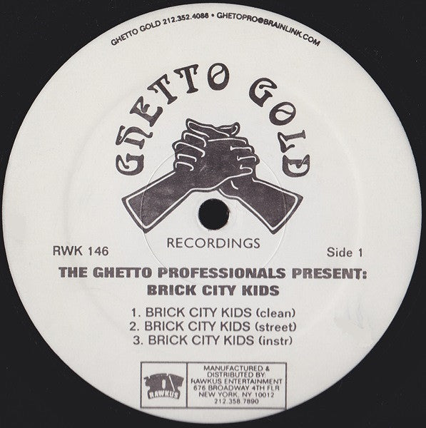 The Ghetto Professionals Present: Brick City Kids ~ Brick City Kids (Vinyl) - Djungel & Jazz