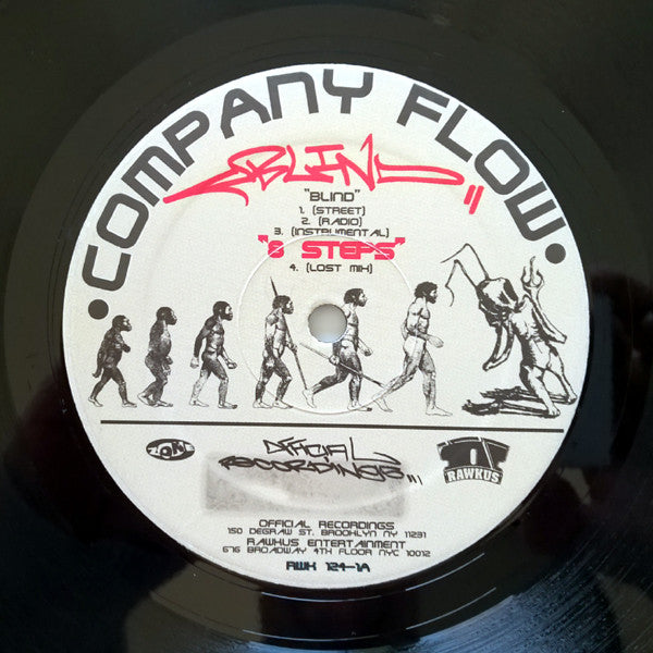 Company Flow ~ Blind B/W Tragedy Of War In III Parts / 8 Steps (Lost Mix) (Vinyl) - Djungel & Jazz