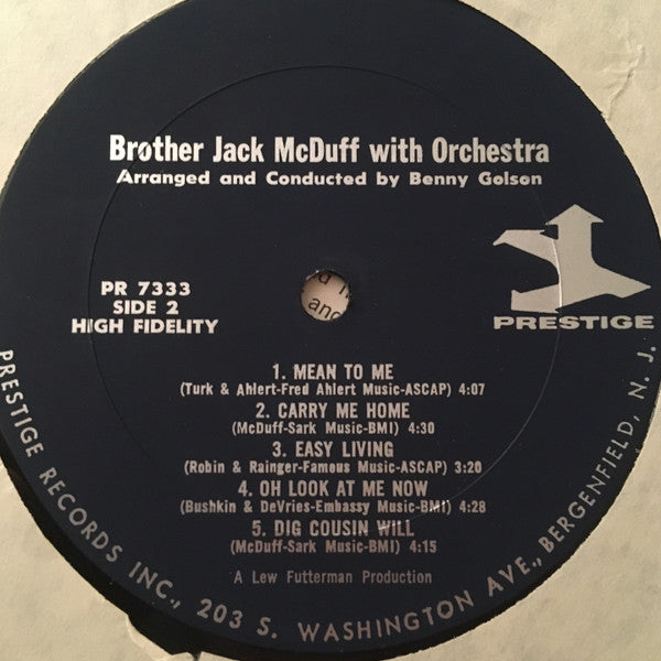 Brother Jack McDuff ~ Prelude (Vinyl) - Djungel & Jazz