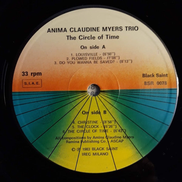 Amina Claudine Myers Trio ~ The Circle Of Time (Vinyl) - Djungel & Jazz