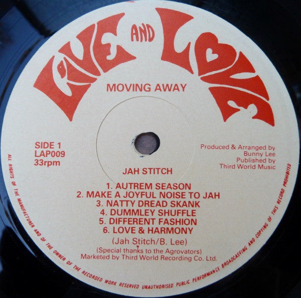 Jah Stitch : Moving Away (LP, Album)