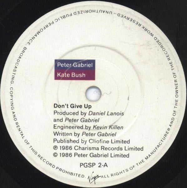 Peter Gabriel / Kate Bush ~ Don't Give Up (Vinyl) - Djungel & Jazz