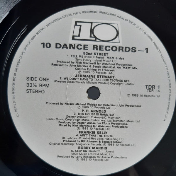 Various ~ 10 Dance Records - 1 (Vinyl) - Djungel & Jazz