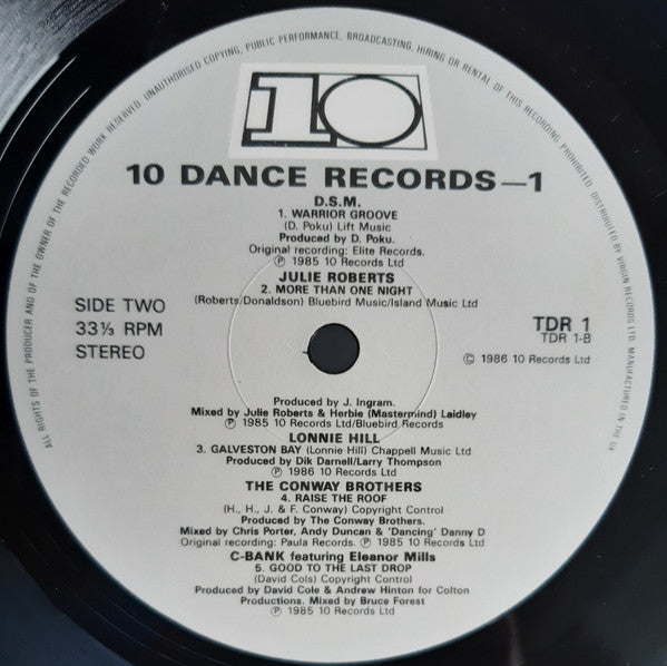 Various ~ 10 Dance Records - 1 (Vinyl) - Djungel & Jazz