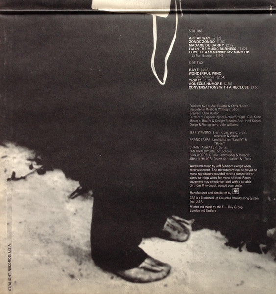 Jeff Simmons : Lucille Has Messed My Mind Up (LP, Album)