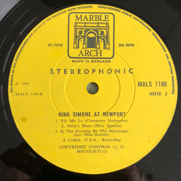 Nina Simone ~ Nina At Newport (Vinyl) - Djungel & Jazz