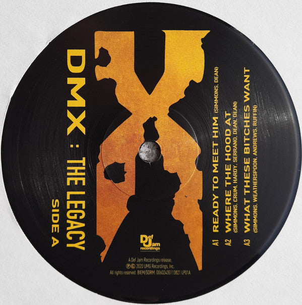 DMX : The Legacy (2xLP, Comp, Ltd)