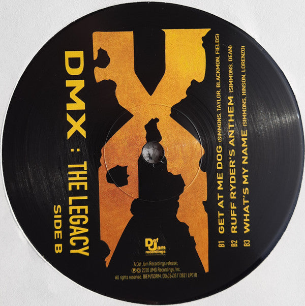 DMX : The Legacy (2xLP, Comp, Ltd)