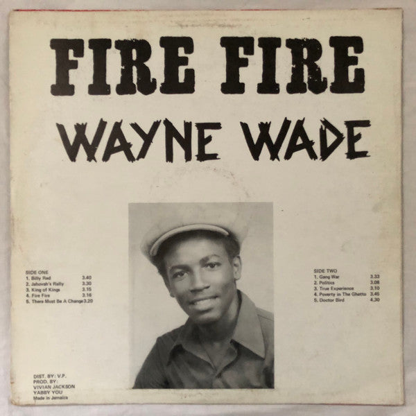 Wayne Wade : Fire Fire (LP, Album)