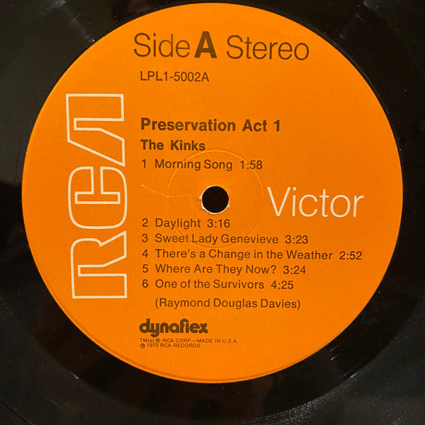 The Kinks ~ Preservation Act 1 (Vinyl) - Djungel & Jazz