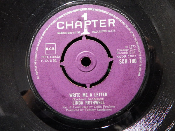 Linda Rothwell ~ Write Me A Letter (Vinyl) - Djungel & Jazz