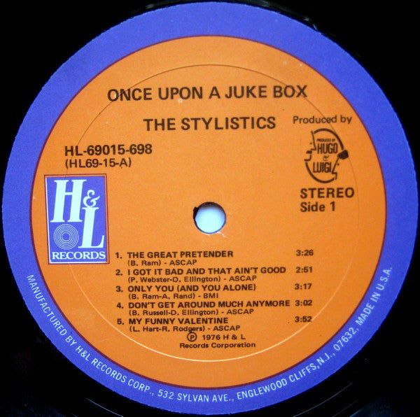 The Stylistics ~ Once Upon A Juke Box (Vinyl) - Djungel & Jazz