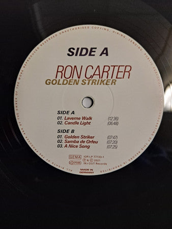 Ron Carter ~ Golden Striker (Live At Theaterstübchen, Kassel) (Vinyl) - Djungel & Jazz