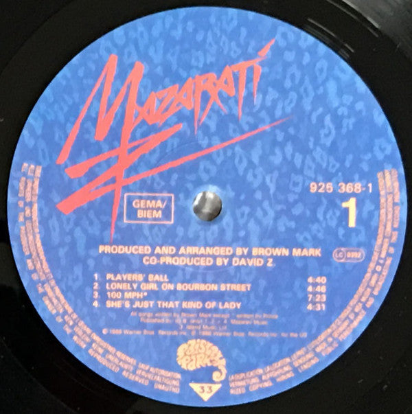Mazarati ~ Mazarati (Vinyl) - Djungel & Jazz