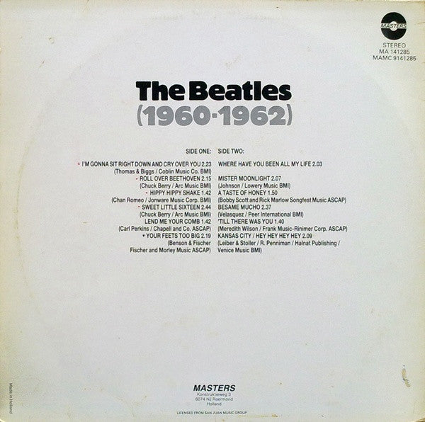 The Beatles ~ (1960-1962) (Vinyl) - Djungel & Jazz