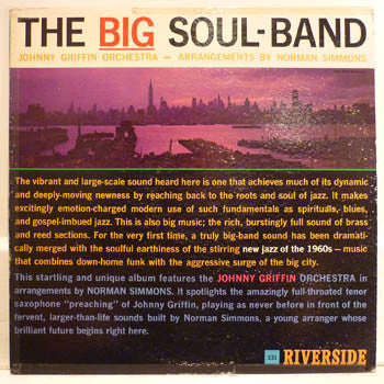 Johnny Griffin Orchestra* : The Big Soul-Band (LP, Album, Mono)