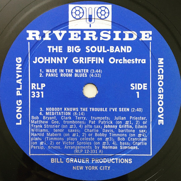 Johnny Griffin Orchestra* : The Big Soul-Band (LP, Album, Mono)